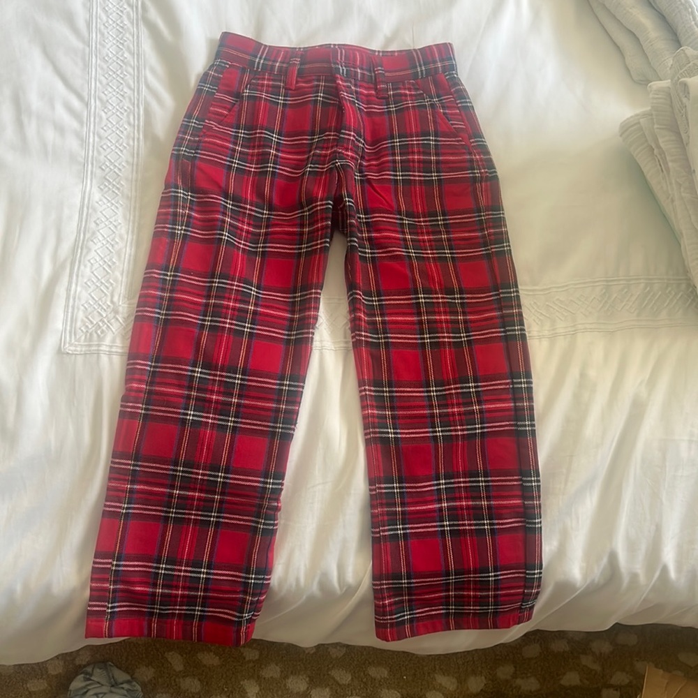 Beaufort bonnet boys Christmas plaid pants